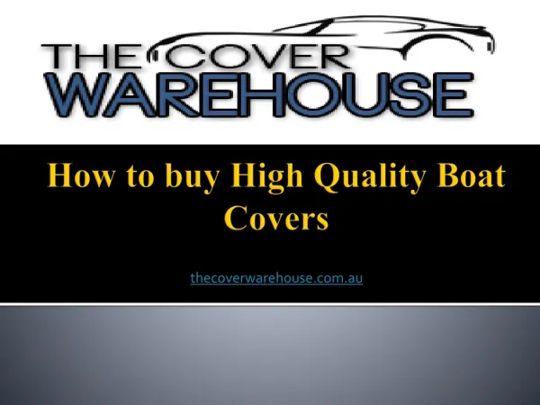 How to buy High Quality Boat Covers?