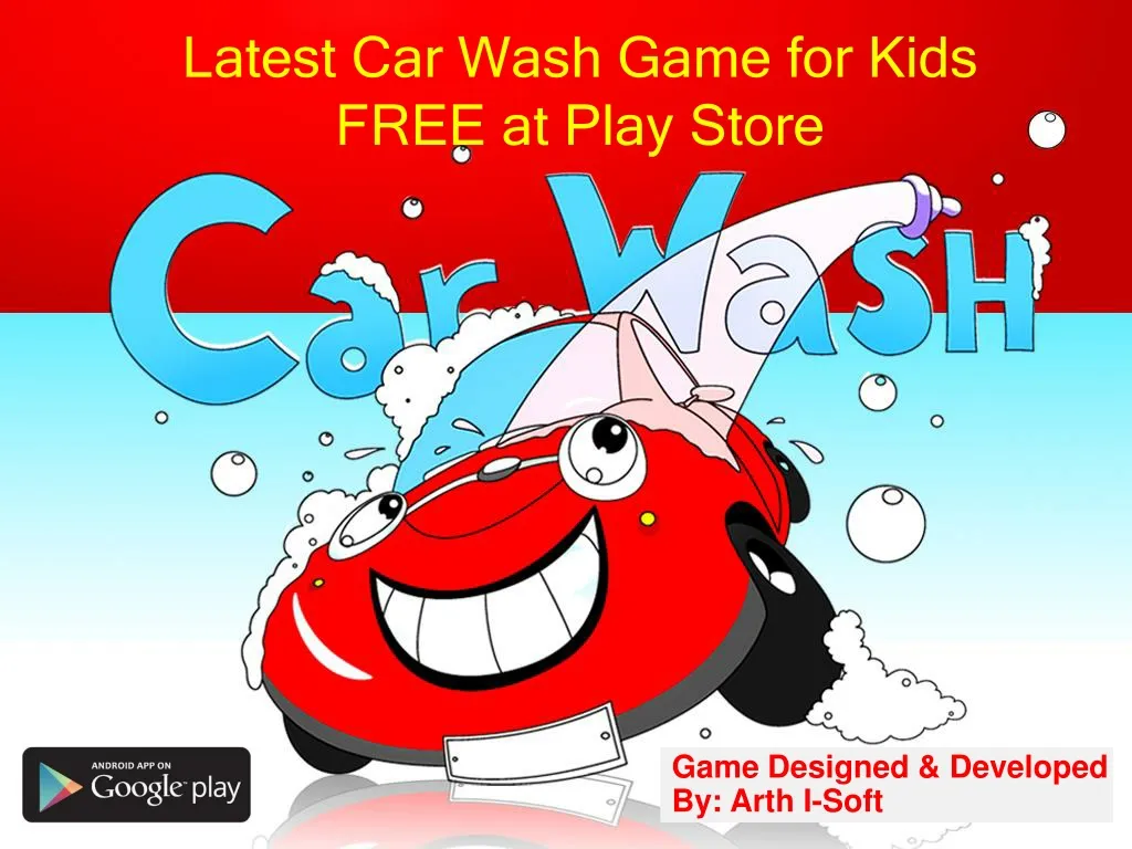 latest car wash game for kids free at play store