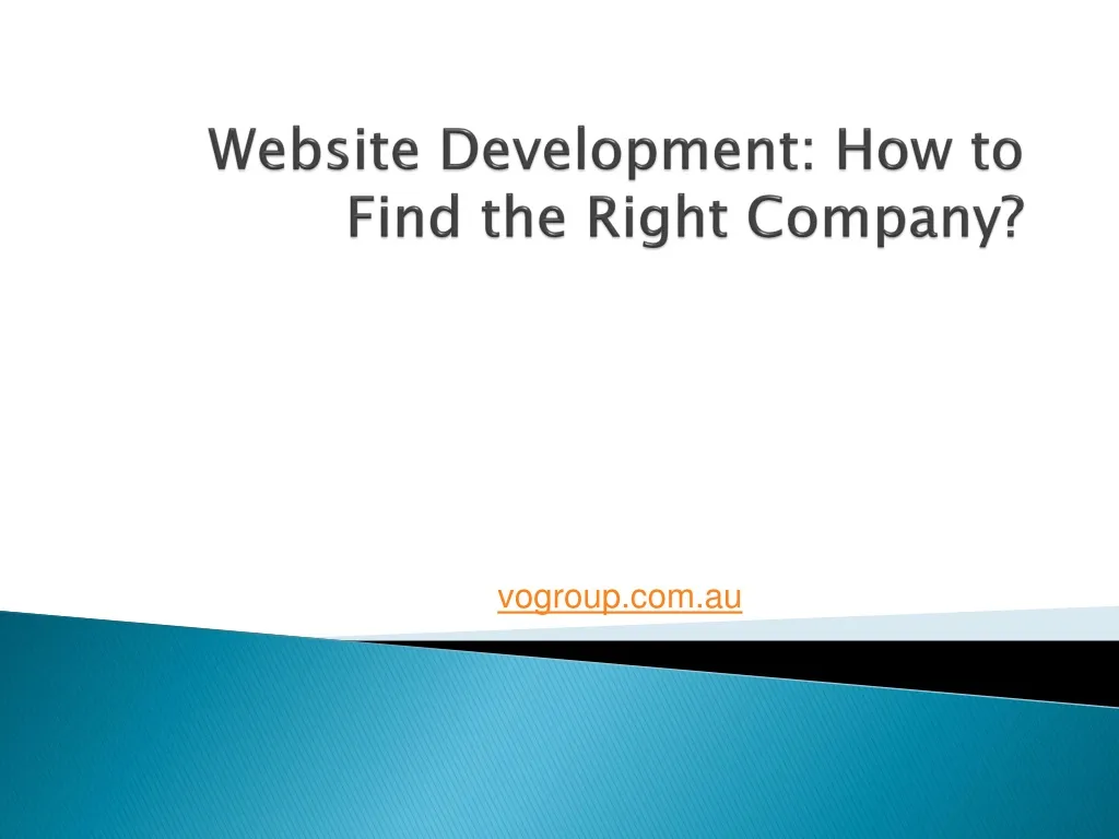 website development how to find the right company