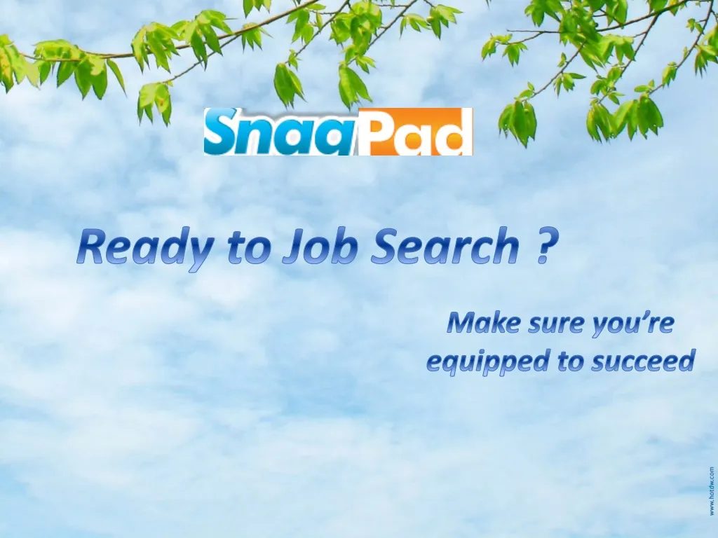 ready to job search