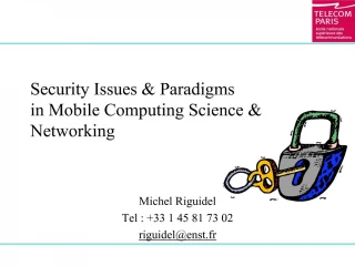 security issues paradigms in mobile computing science networking - slide 1