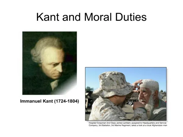 kant and moral duties