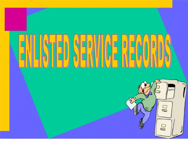 enlisted service records