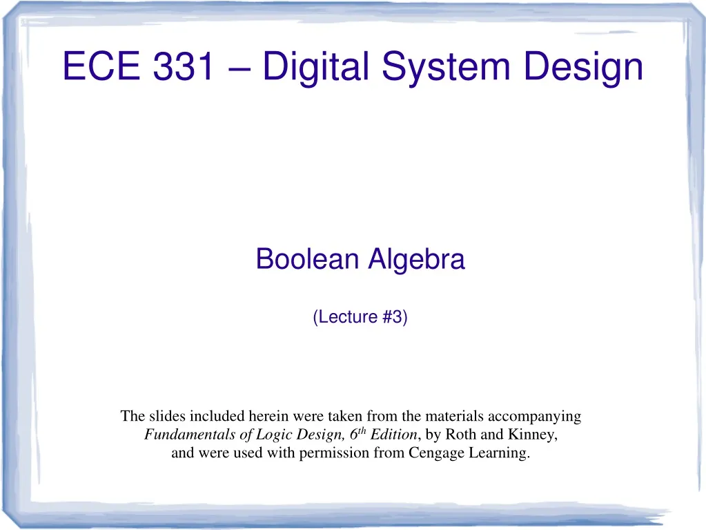 boolean algebra lecture 3