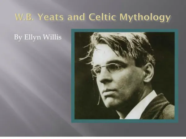 w.b. yeats and celtic mythology