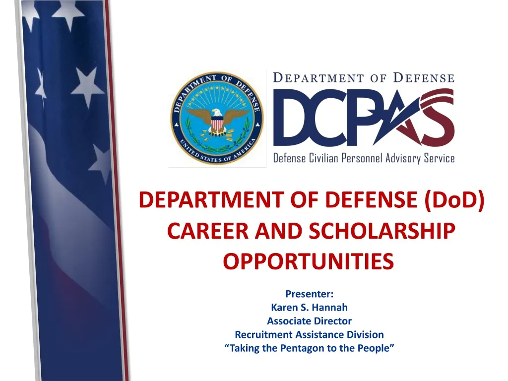 department of defense dod career and scholarship