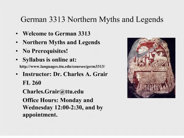 german 3313 northern myths and legends