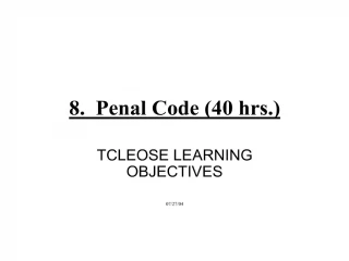 8. penal code 40 hrs. - slide 1