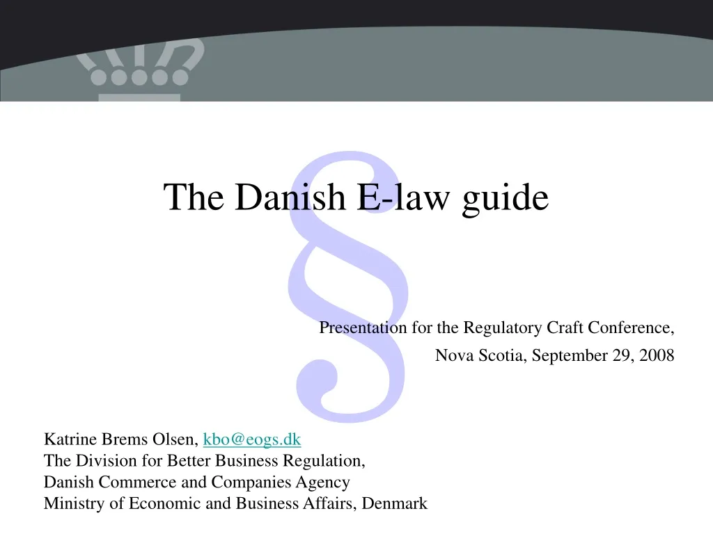 the danish e law guide