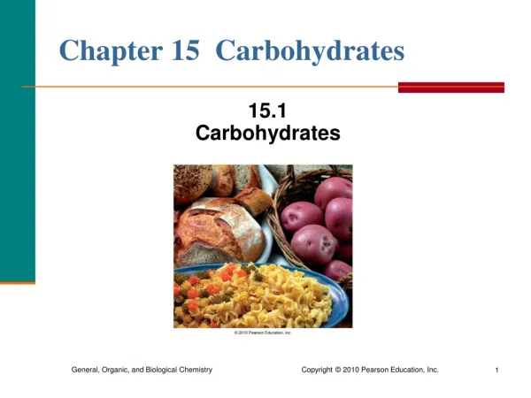 Chapter 15 Carbohydrates
