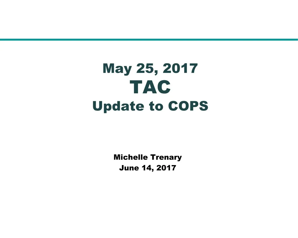 may 25 2017 tac update to cops