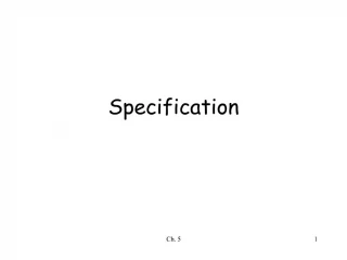 specification - slide 1
