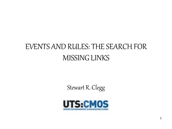 events and rules: the search for missing links