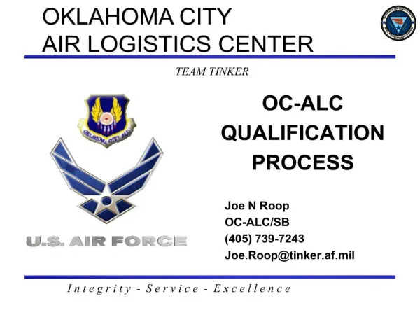 oc-alc qualification process