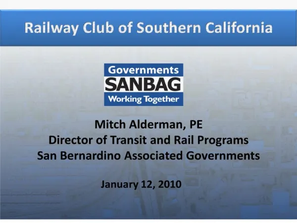 railway club of southern california