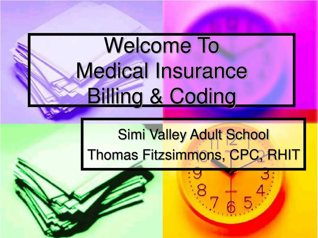welcome to medical insurance billing coding