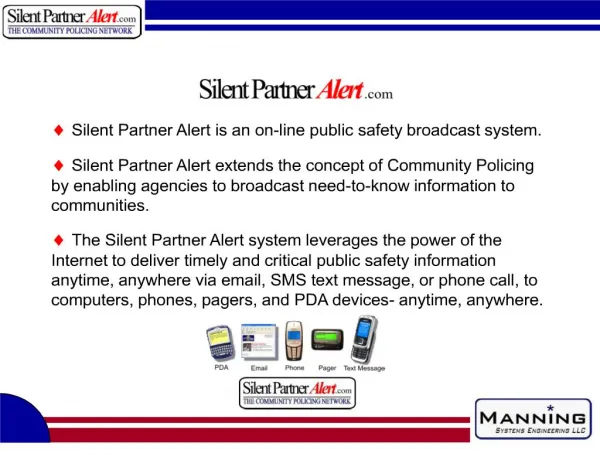 view powerpoint presentation - silent partner alert