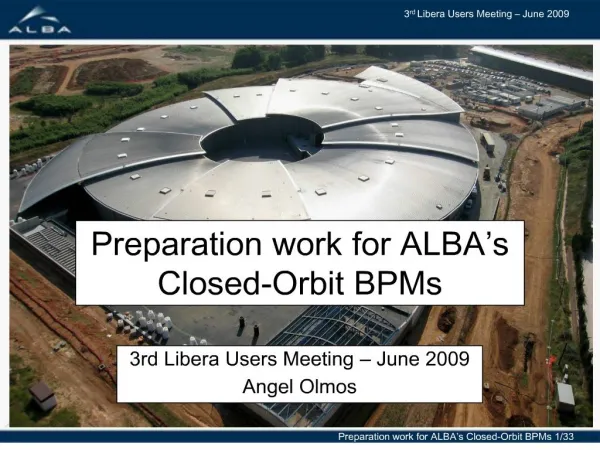 preparation work for alba s closed-orbit bpms
