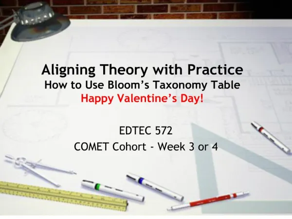 aligning theory with practice how to use bloom s taxonomy table happy valentine s day