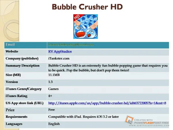 bubble crusher hd