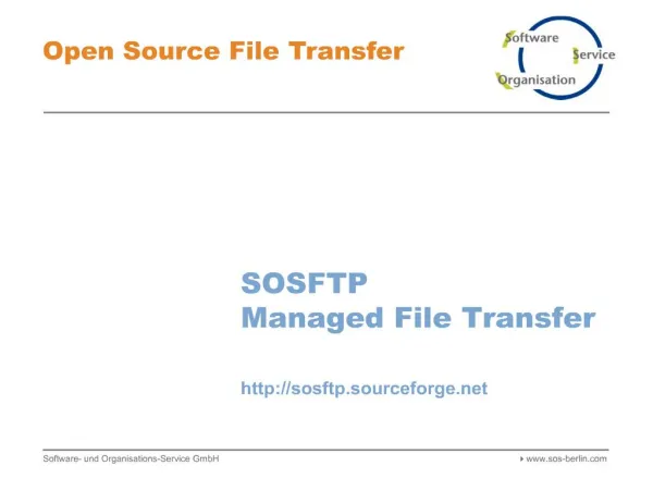 sosftp managed file transfer