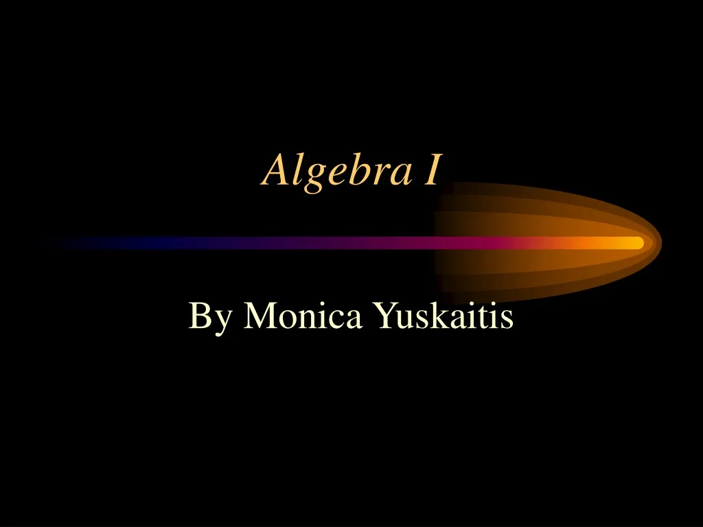 algebra i