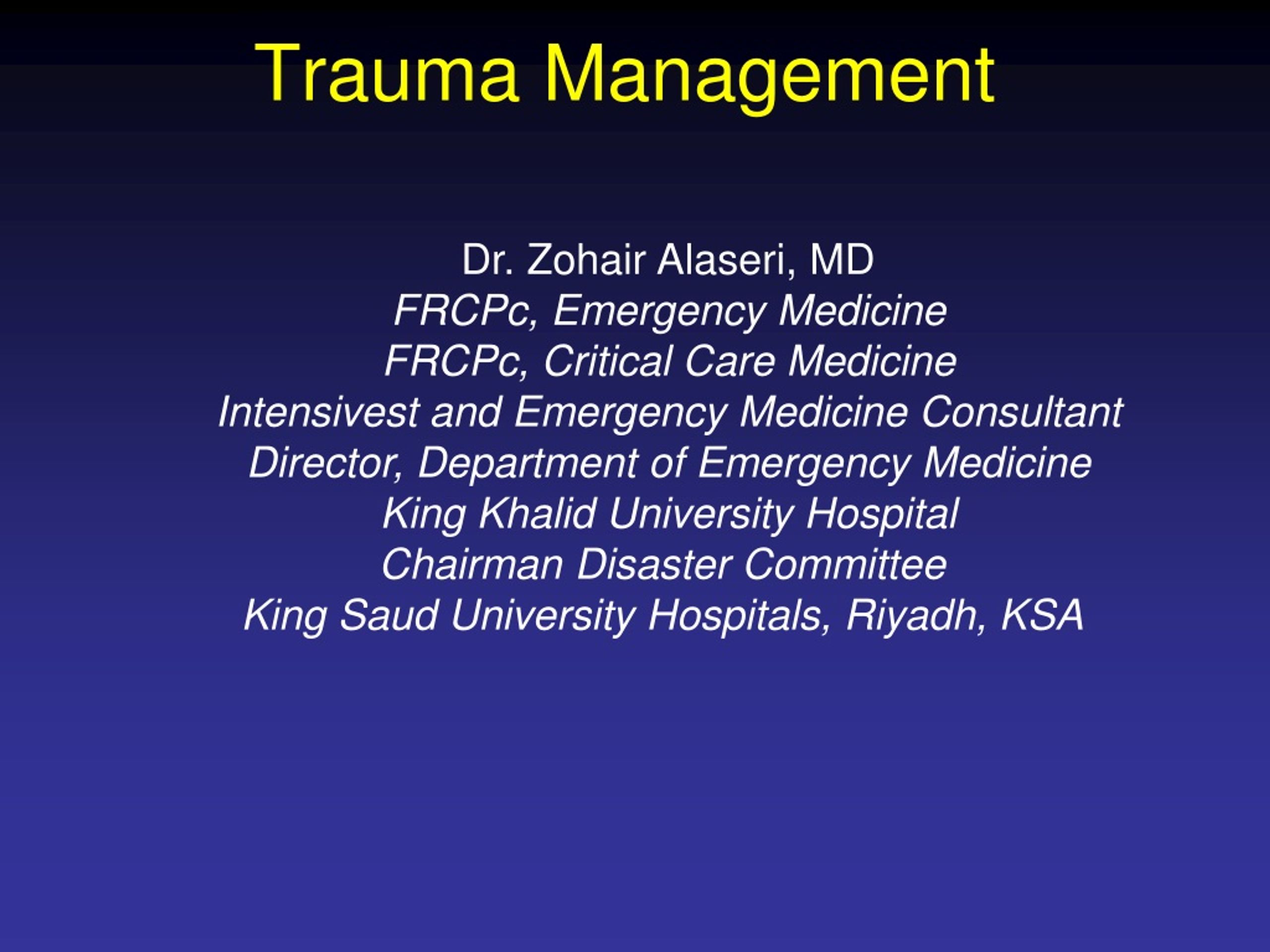 Trauma Risk Management Training Topics PPT - Trauma Management PowerPoint Presentation, free download - ID:151983