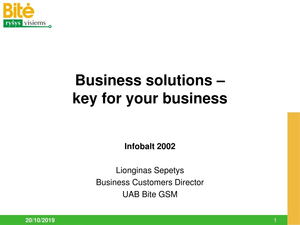business solutions key for your business