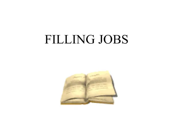 filling jobs