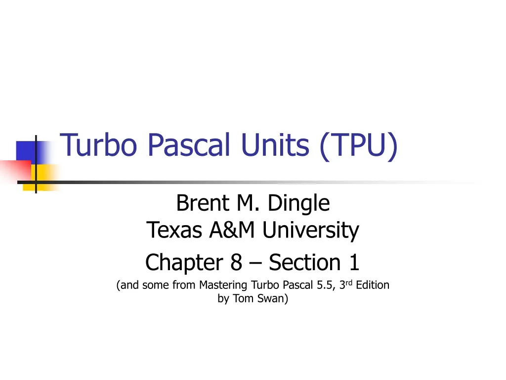turbo pascal units tpu