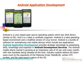 Android Application Development - Android Application Developers - Android Mobile Programming