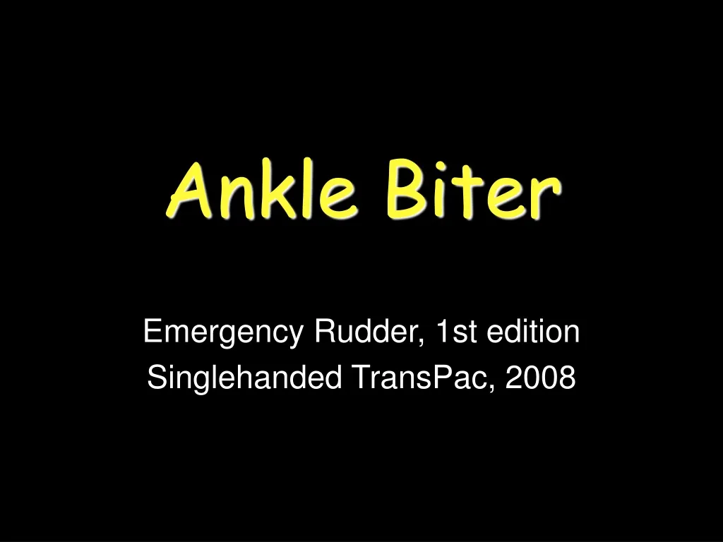 ankle biter