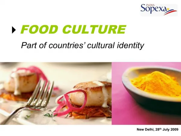 food culture part of countries cultural identity