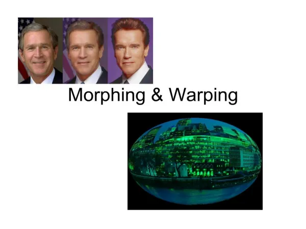 morphing warping
