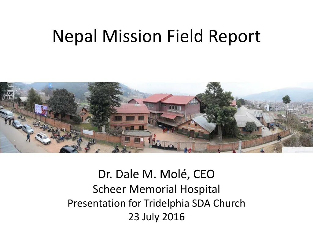 nepal mission field report