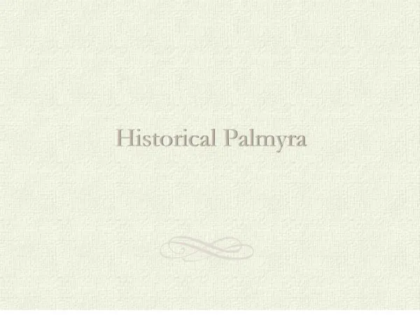 historical palmyra