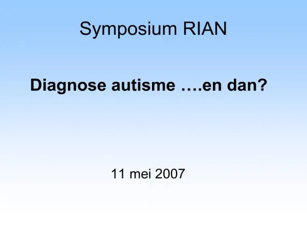 symposium rian