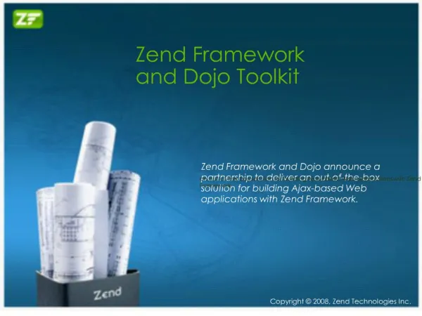 zend framework and dojo toolkit