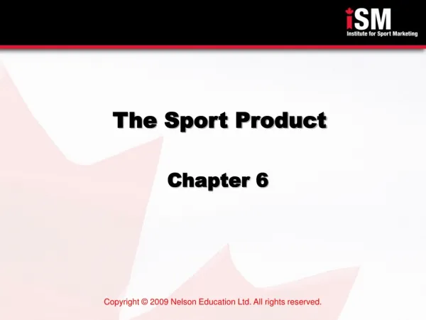 The Sport Product