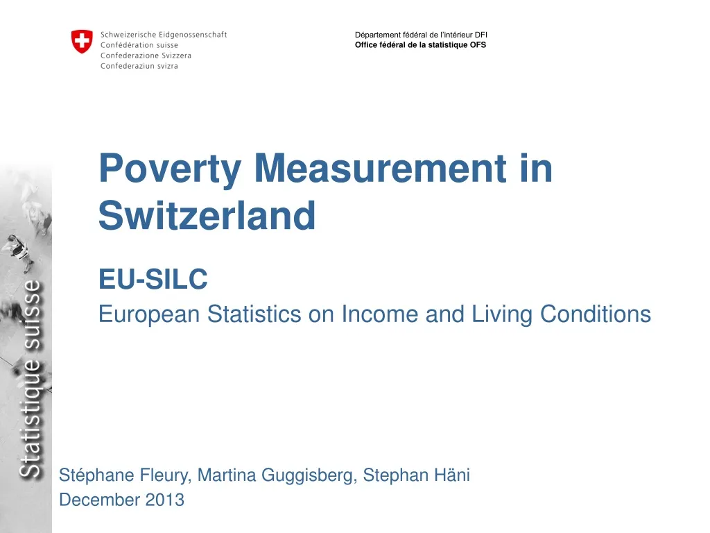 poverty measurement in switzerland eu silc
