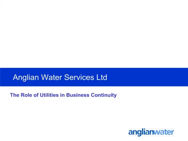 anglian water services ltd