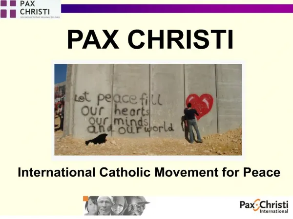 introduction to pax christi