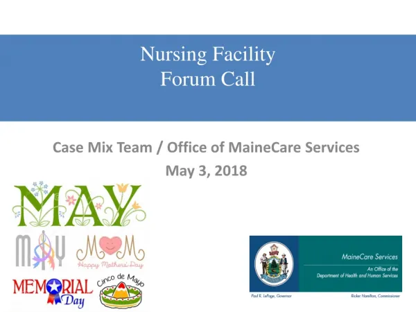 Nursing Facility Forum Call