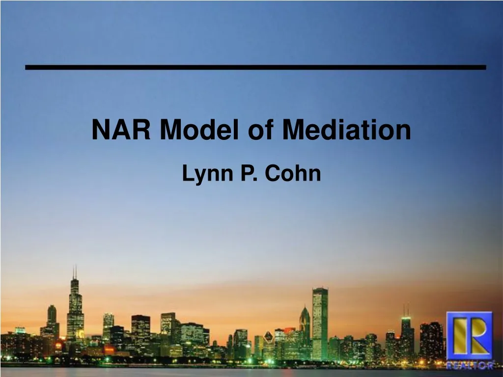 nar model of mediation lynn p cohn