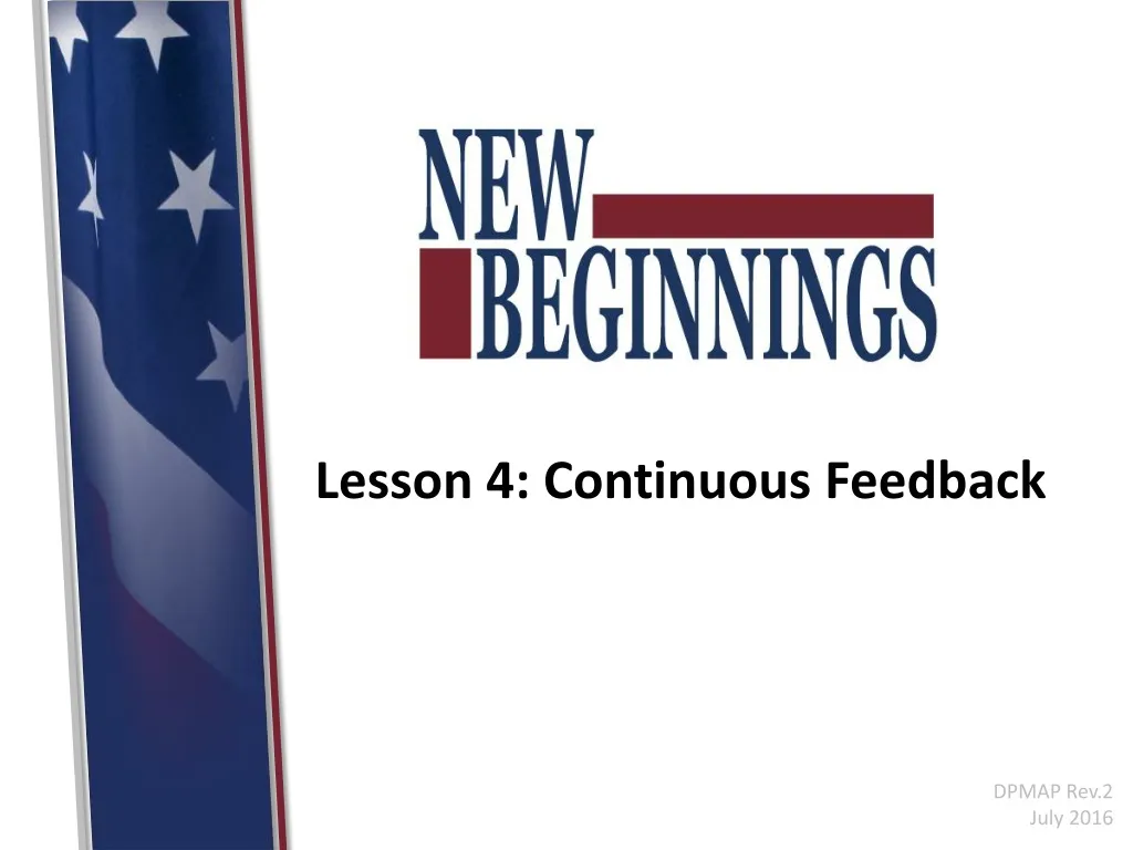 lesson 4 continuous feedback