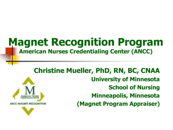 magnet recognition program american nurses credentialing center ancc