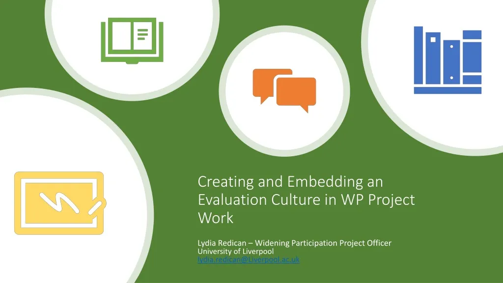 creating and embedding an evaluation culture in wp project work