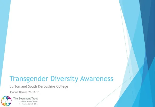 Transgender Diversity Awareness