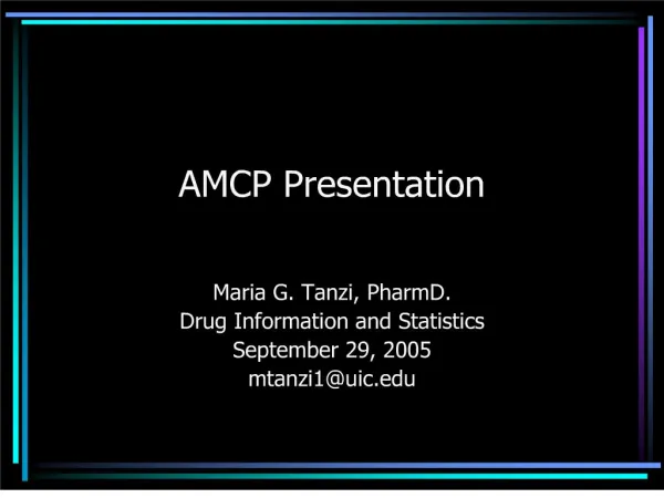 amcp presentation
