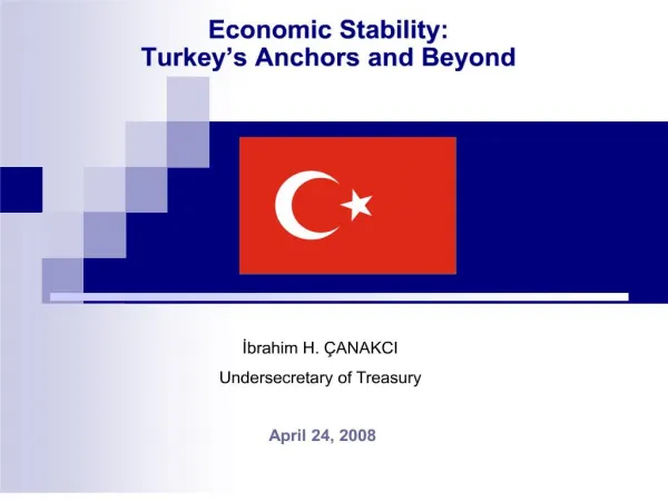 economic stability: turkey